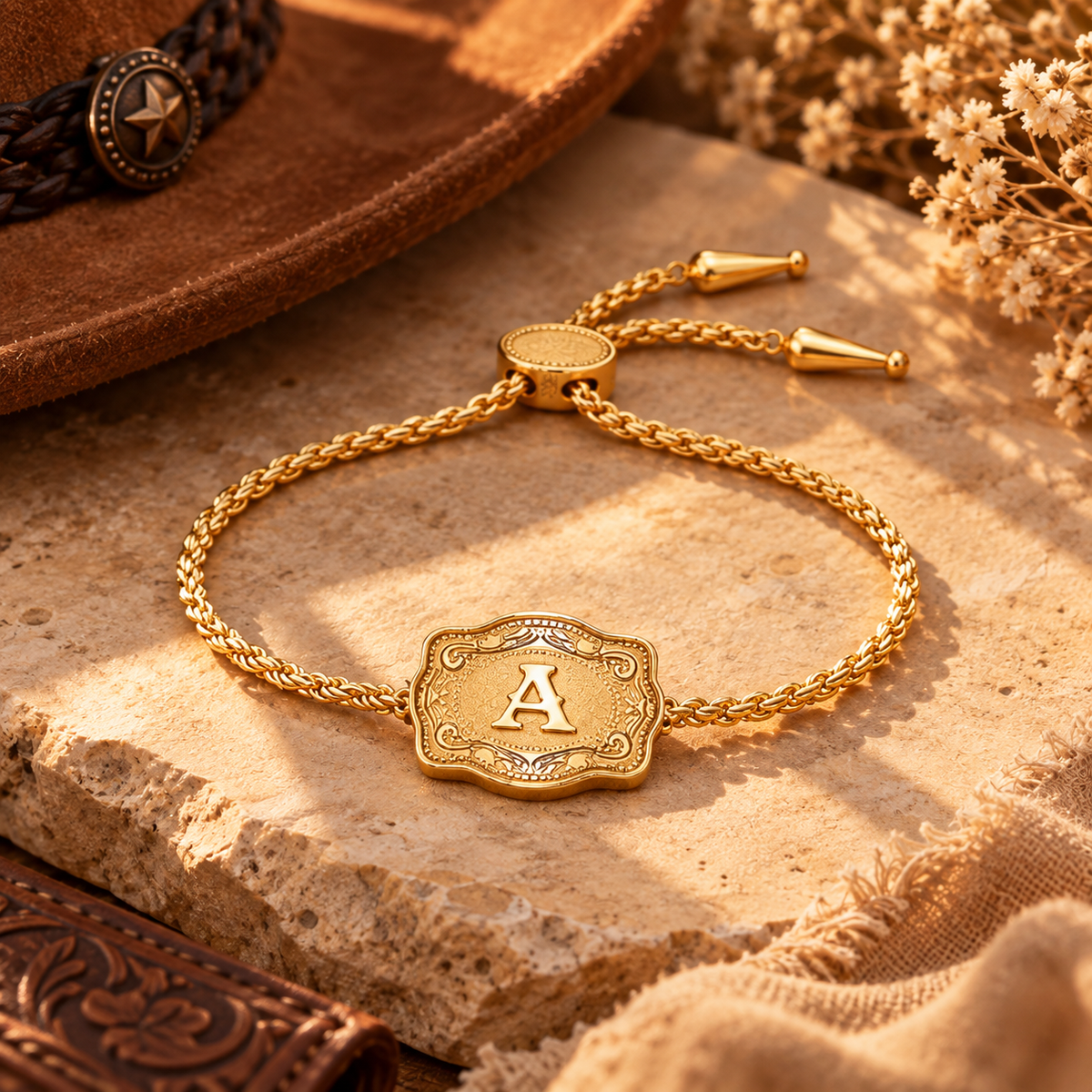 Rodeo Initial Bracelet